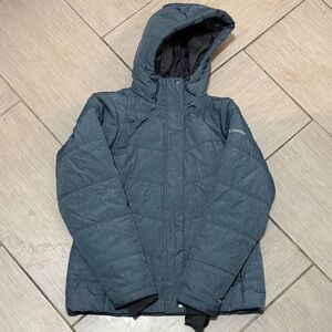 Columbia Blueish/Gray Hooded Jacket
